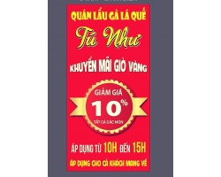 Lẩu gà lá quế Tú Như